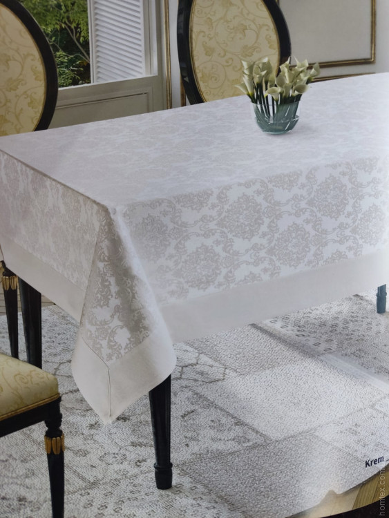 Скатерть прямоугольная Tropik Home 160х220 см, модель 1