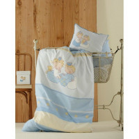 Постельное белье Karaca Home Mini голубой для малышей