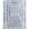 Полотенце Arya Жаккард Isabel Soft серое 70x140 см