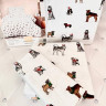 Постельное белье Cotton Collection фланель модель 46 полуторное