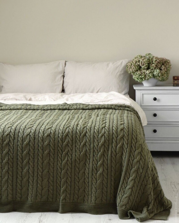 Плед La Modno Genova Olive 170x240 см