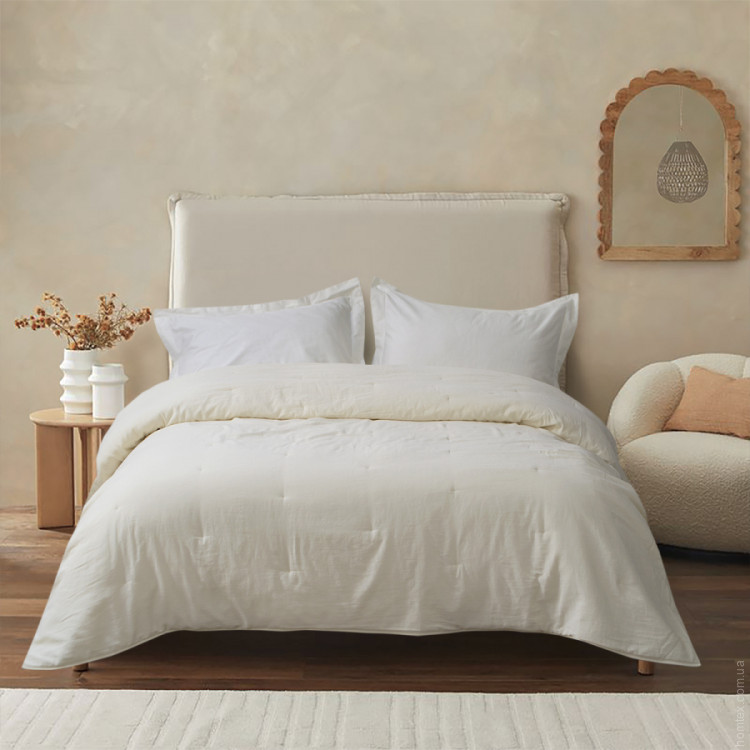 Покривало Lotus Home Nikos кремовий 245х245 см