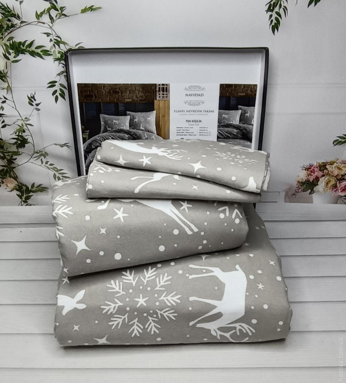 Постільна білизна Belizza Фланель Navidad євро