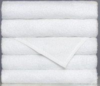 Рушник готельний білий Hanibaba 50x90 см