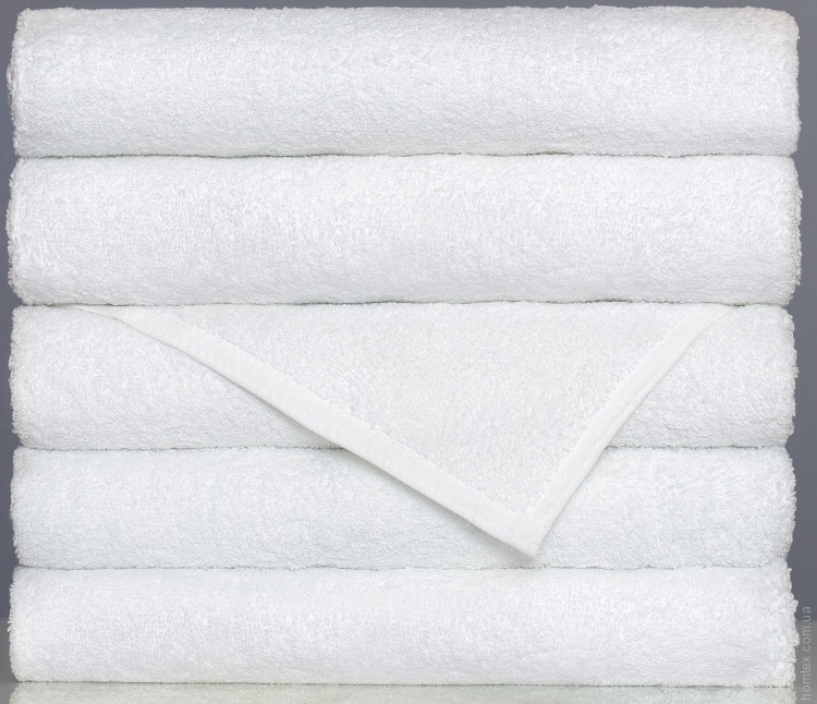 Рушник готельний білий Hanibaba 50x90 см