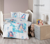 Постільна білизна First Choice сатин 3D Mermaid для малюків
