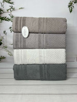 Набор махровых полотенец Velora Home из 4 шт. 70х140 см, модель 3