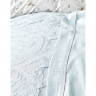 Набор постельное белье с пике и покрывалом Karaca Home Nelya nar cicegi евро 