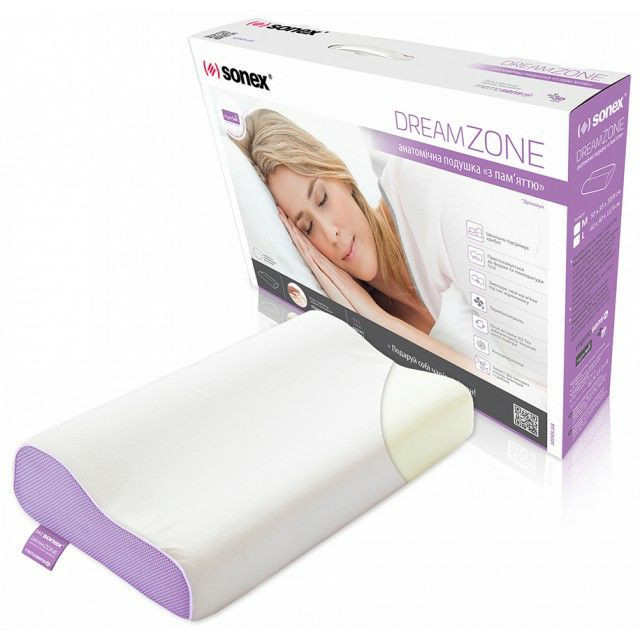 Подушка з пам'яттю Sonex DreamZone 40х60 см