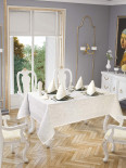 Скатерть Jackline Pano Linen Cream 3382-2 160x220 см 118126