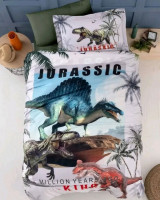 Постельное белье First Choice Jurassic 3D satin полуторный