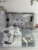 Постельное белье сатин Romeo Home Lixne евро