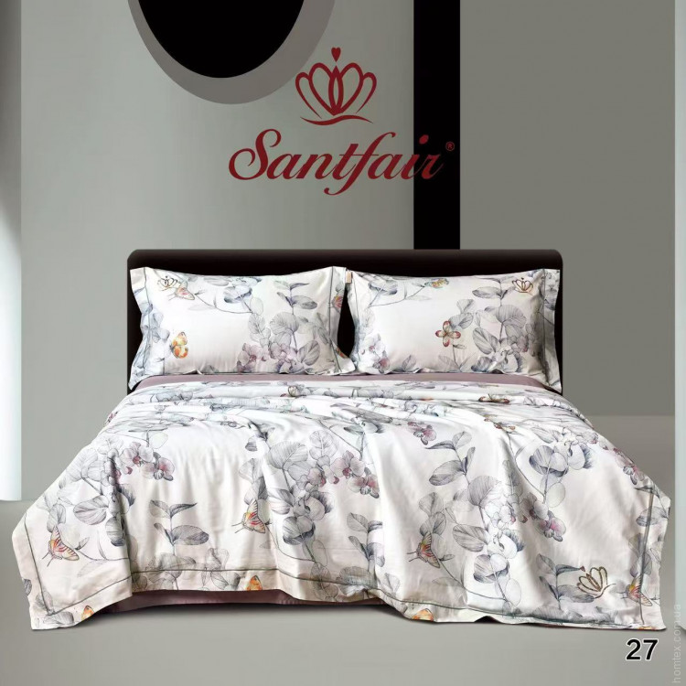 Постільна білизна з літньою ковдрою Santfair євро, модель 27