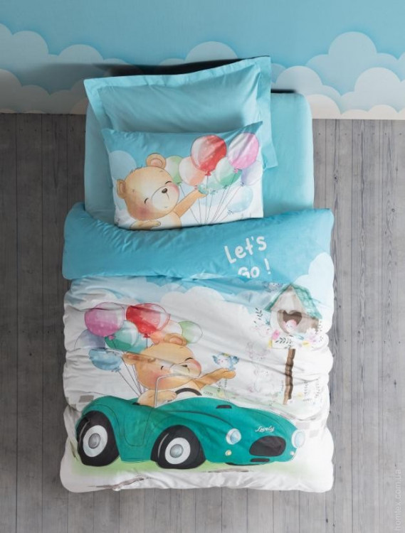 Постельное белье Cotton Box Buddy Mavi полуторный