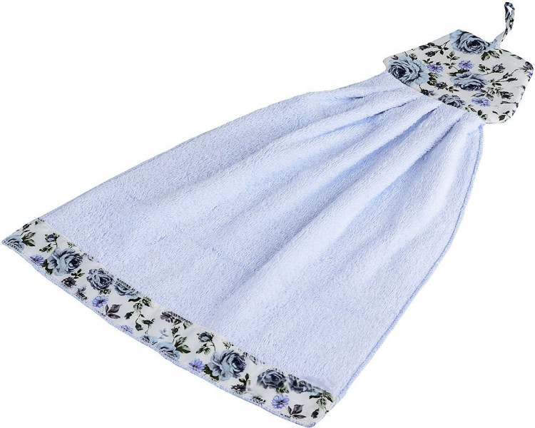 Полотенце кухонное Zastelli Платье в цветочек махра