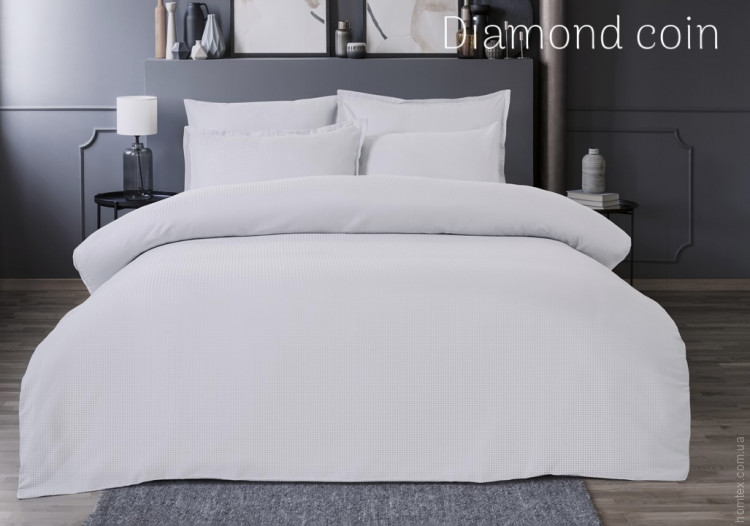 Постільна білизна Altinbasak сатин жаккард Delux Diamond coin євро