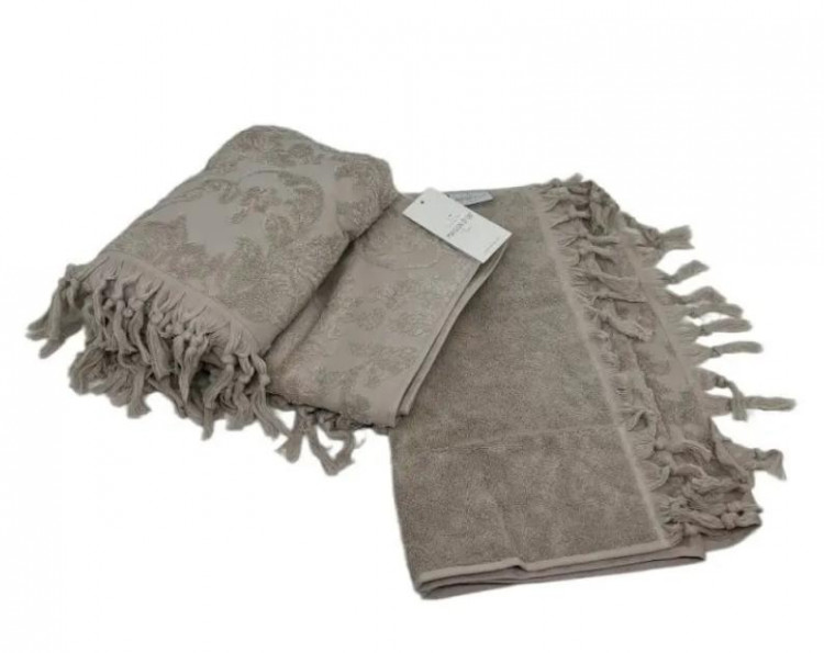 Набір рушників Maison Dor Sanda Beige (бежевий) 50х100 см + 85х150 см