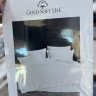 Постельное белье страйп ранфорс Gold Soft Life белое евро