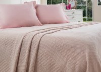 Покрывало Home Sweet Home Pudra 220x240 см розовый