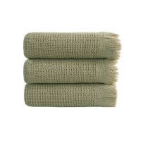Набір рушників Lotus Home Rius olive оливковий 30х50 см із 3 шт.