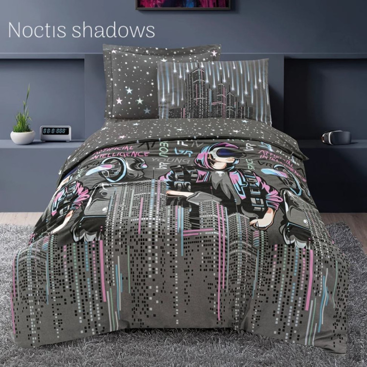 Постельное белье Altinbasak Noctis shadows полуторный