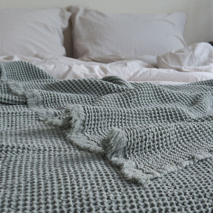 Покривало Pike La Modno Stonewashed Green 220x240 см