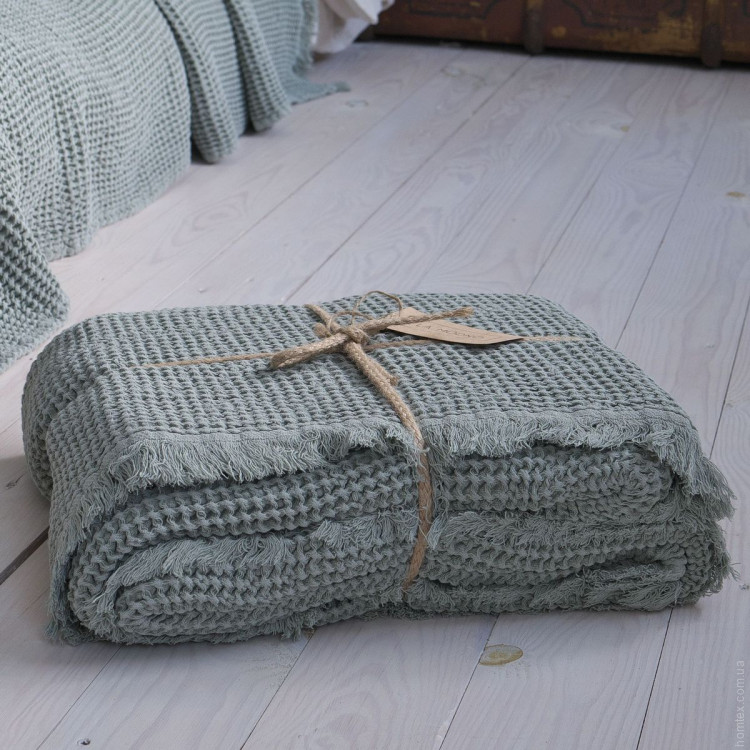 Покривало Pike La Modno Stonewashed Green 220x240 см