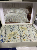 Постільна білизна Tivolyo Home Exclusive Blue Bell євро