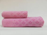Набор полотенец Class Clerica Pink 50x90 см + 90x150 см 