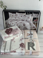 Постельное белье сатин Romeo Home Viola евро