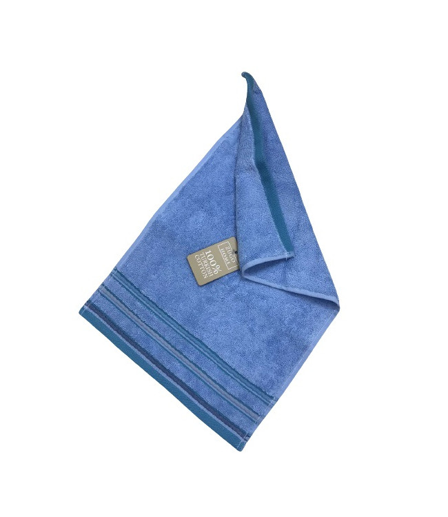 Махровое полотенце Zugo Home Long Twist Erkek 30х50 см голубой