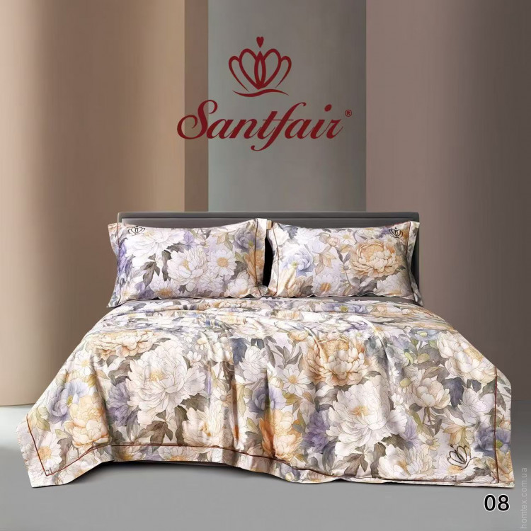 Постільна білизна з літньою ковдрою Santfair євро, модель 08