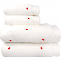 Полотенце Hobby Lubow Love Microcotton 50х90 см белое Полотенце Hobby Lubow Love Microcotton 50х90 см белое