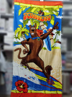 Пляжное полотенце Махра/велюр 75х150 см. ScoobyDoo