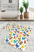 Набор ковриков для ванной Chilai Home BUTTERFLY VALLEY 60x100 см + 50x60 см