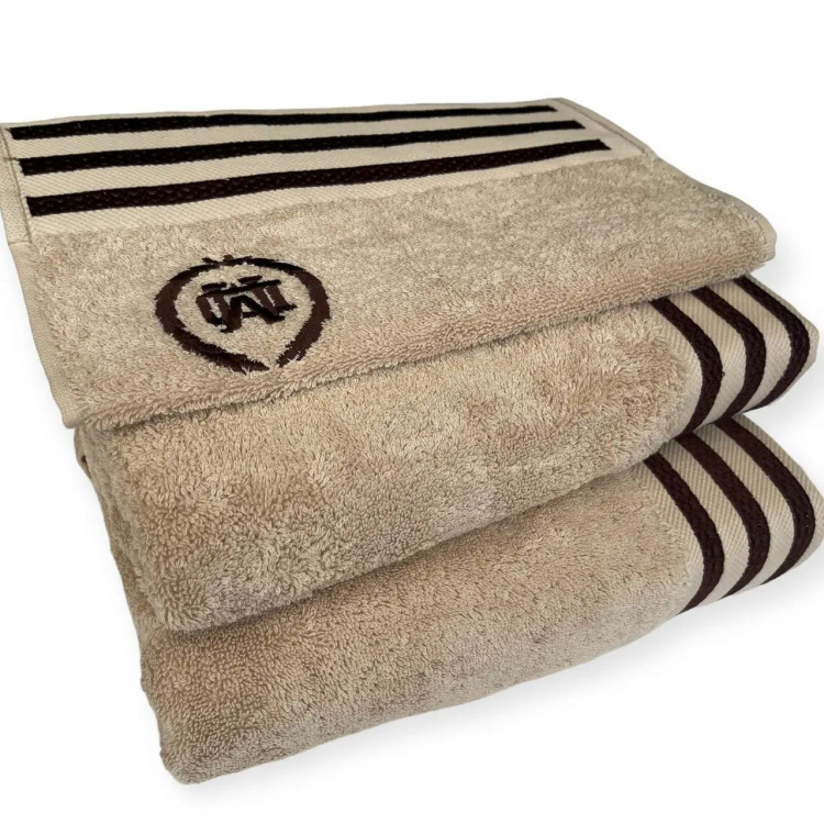Набор полотенец Maison D'or Delon Beige из 3-х штук 30x50 см+ 50x100 см+ 70x140 см