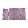 Набор махровых полотенец Gold Soft Life For You из 3 шт. 50х90 см и 70х140 см фиолетовый