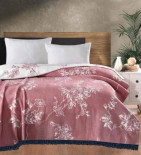 Плед хлопковый Vefa Rosa 200x220 см
