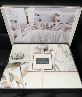 Постельное белье Club Cotton Alora ekru digital евро