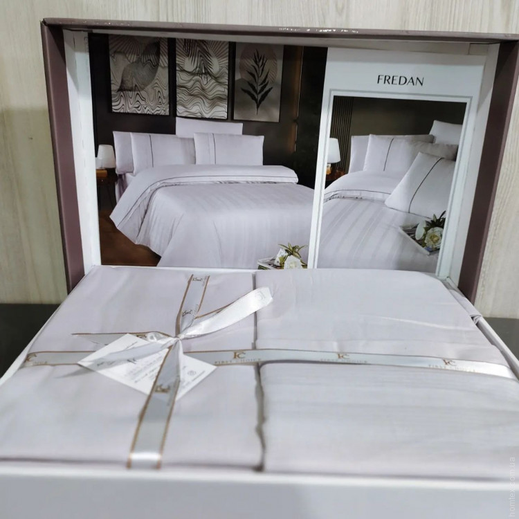 Постельное белье First Choice Deluxe Ranforce белый евро