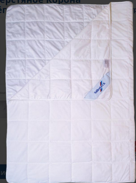 Одеяло Billerbeck Корона 1900 гр. 172x205 см. Одеяло Billerbeck Корона 1900 гр. 172x205 см.