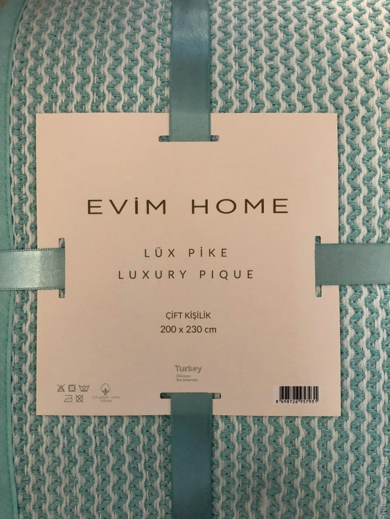 Плед Evim Lux Pike ментоловый 200x230 см