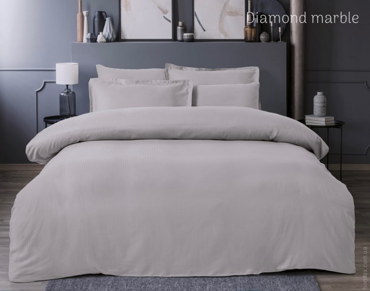 Постільна білизна Altinbasak сатин жаккард Delux Diamond marble євро