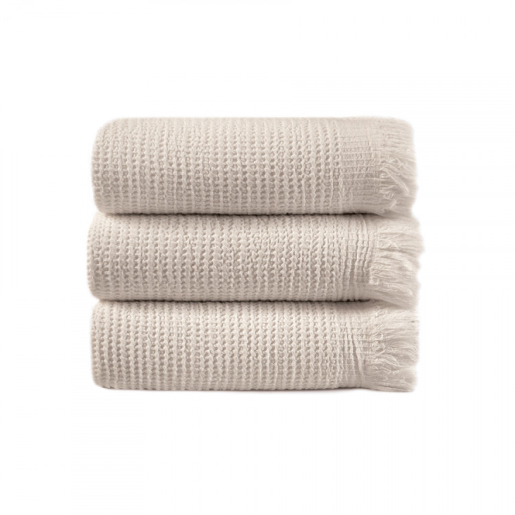 Набір рушників Lotus Home Rius natural бежевий 30х50 см із 3 шт.