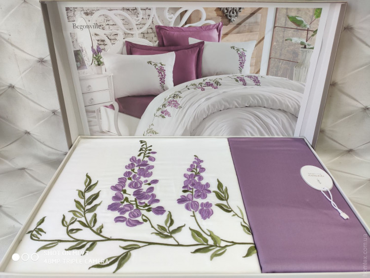 Постільна білизна Dantela Vita Embroidered Begonville євро