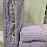 Покрывало - пике хлопковое Sahnaz 220x240 см с наволочками лиловое