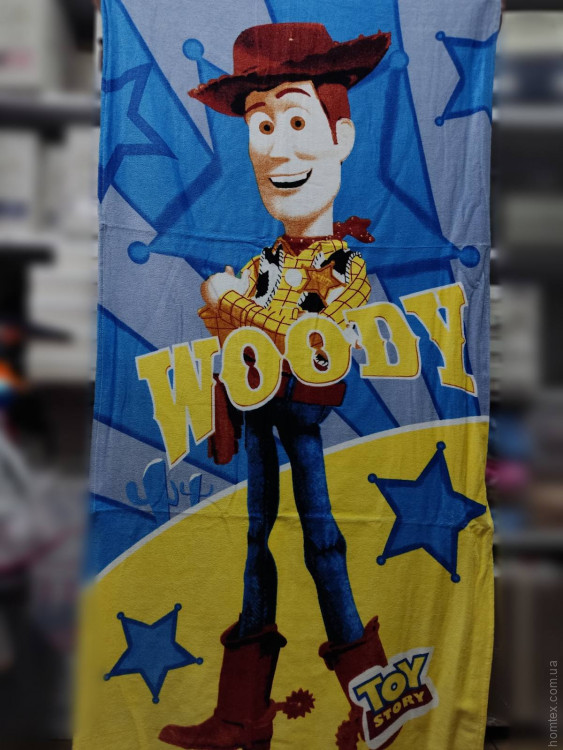 Пляжний рушник Махра/велюр 75х150 см. Woody