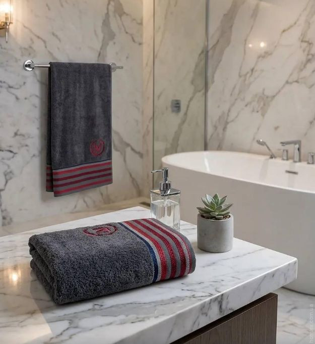 Набор полотенец Maison D'or Delon Anthrasit из 3-х штук 30x50 см+ 50x100 см+ 70x140 см
