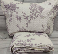 Стьобане бавовняне покривало Miss Bella 180х250 см з наволочкою, модель 19 Стьобане бавовняне покривало Miss Bella 180х250 см з наволочкою, модель 19