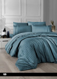 Постільна білизна First Choice New trend blue stone сатин Delux євро